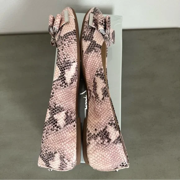Jessica Simpson Marieta Ballet Flat Snake Print Bow Flat Women’s Size 10 M - Picture 12 of 17
